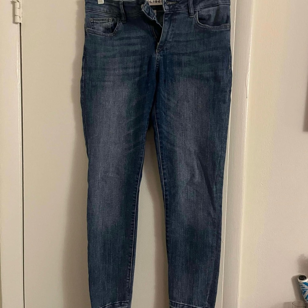 DL1961 Margaux Instasculpt Ankle Skinny Jeans - Size 27 Costa Mesa Wash